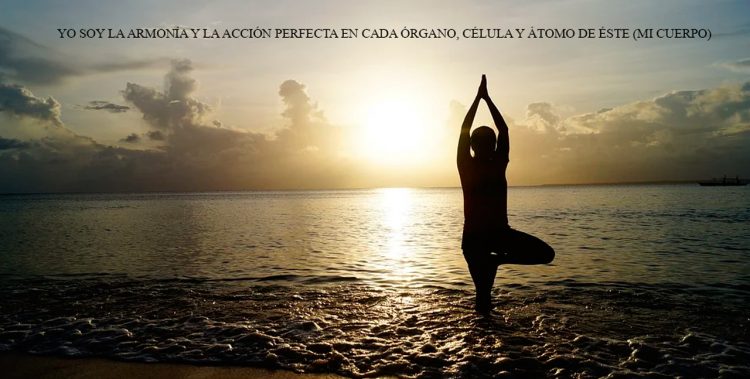 YO SOY LA ARMONÍA Y LA ACCIÓN PERFECTA EN CADA ÓRGANO, CÉLULA Y ÁTOMO DE ÉSTE (MI CUERPO)